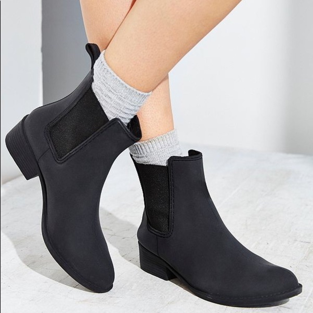 Jeffrey Campbell Havana Last “stormy” rain boots